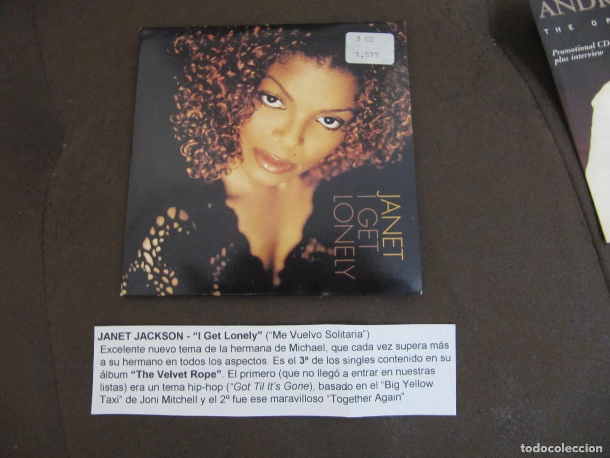 CDs de m&uacute;sica: JANET - I GET LONELY ( CD SINGLE ) CADENA 100 - Foto 1