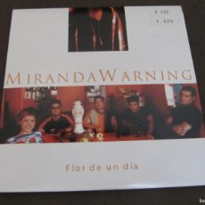 CDs de Música: MIRANDA WARNING FLOR DE UN DÍA CD SINGLE PROMO