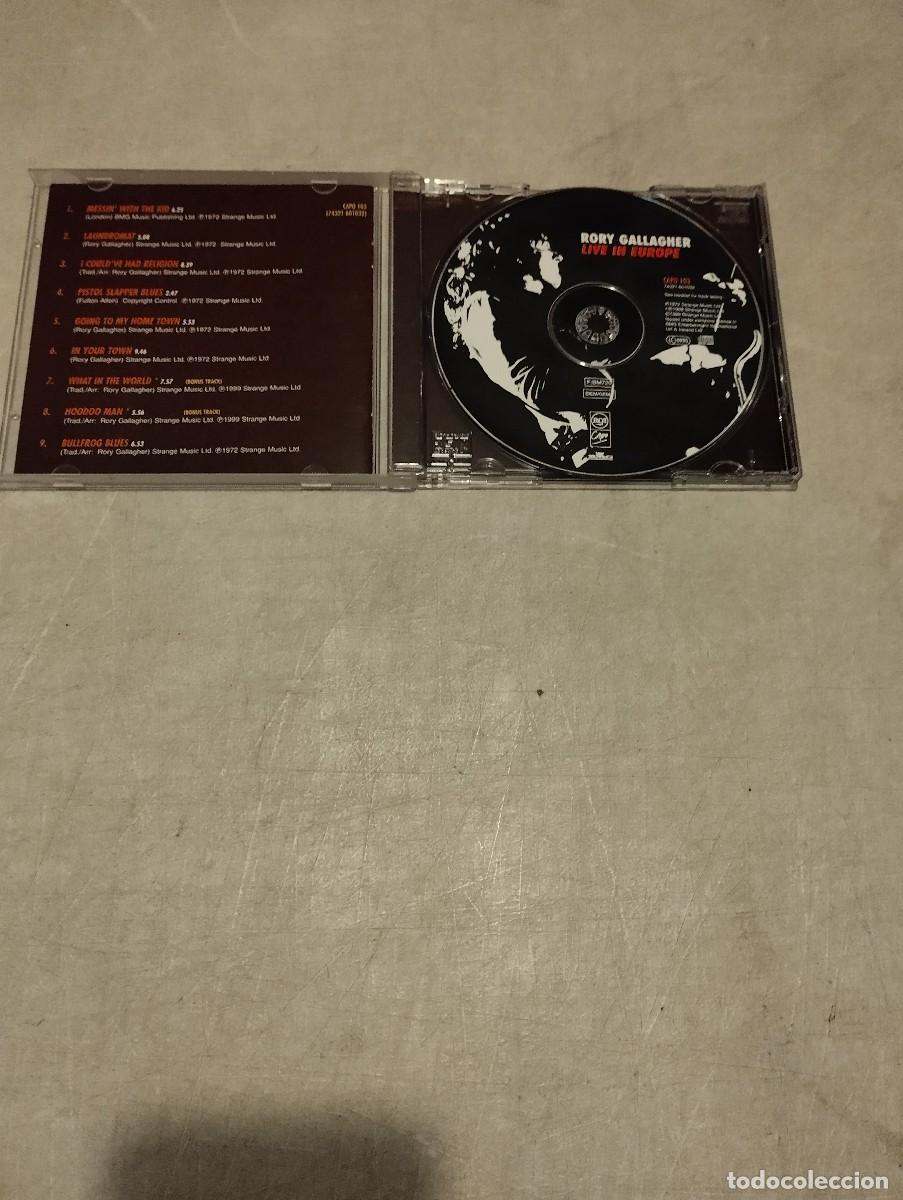 CDs de m&uacute;sica: Rory Gallagher CD Live In Europe - Foto 2