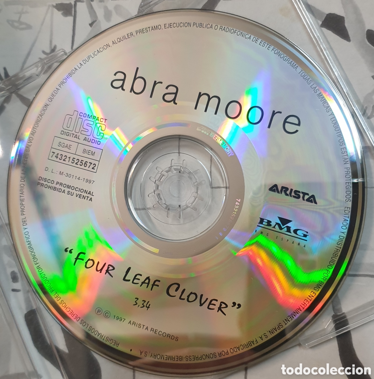 CDs de m&uacute;sica: Abra Moore - four lea clover. Cd single - Foto 1