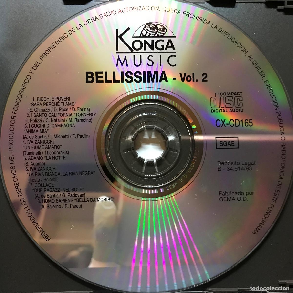 CDs de m&uacute;sica: Various ● Bellissima ● [CD] 2 x CD, Compilation 1993 - Foto 2