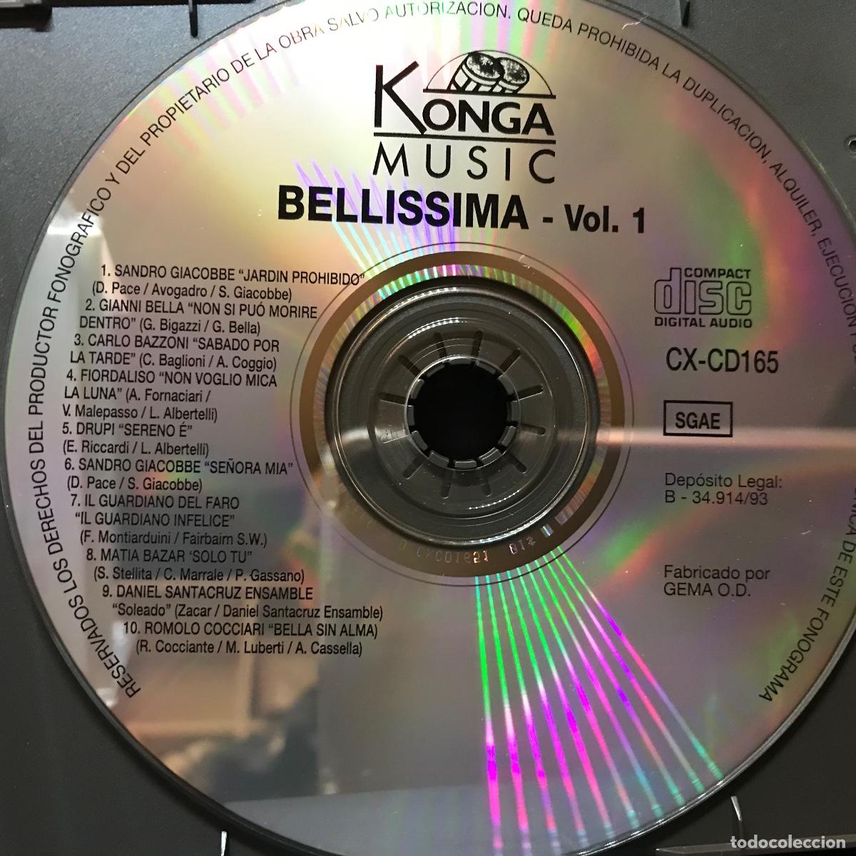 CDs de m&uacute;sica: Various ● Bellissima ● [CD] 2 x CD, Compilation 1993 - Foto 3
