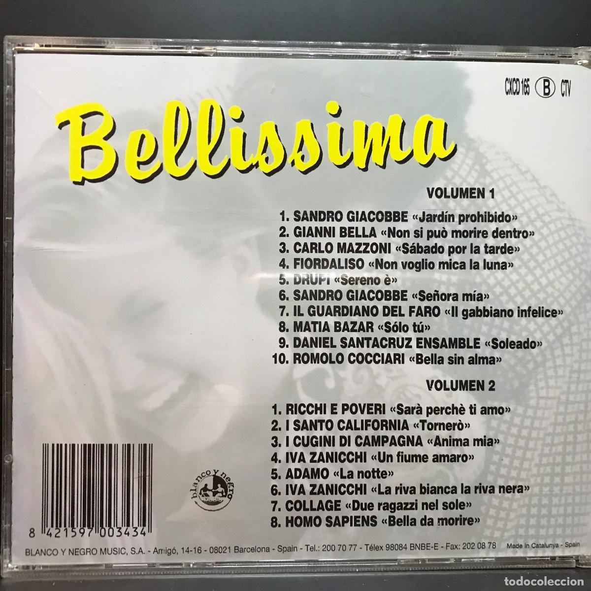 CDs de m&uacute;sica: Various ● Bellissima ● [CD] 2 x CD, Compilation 1993 - Foto 4