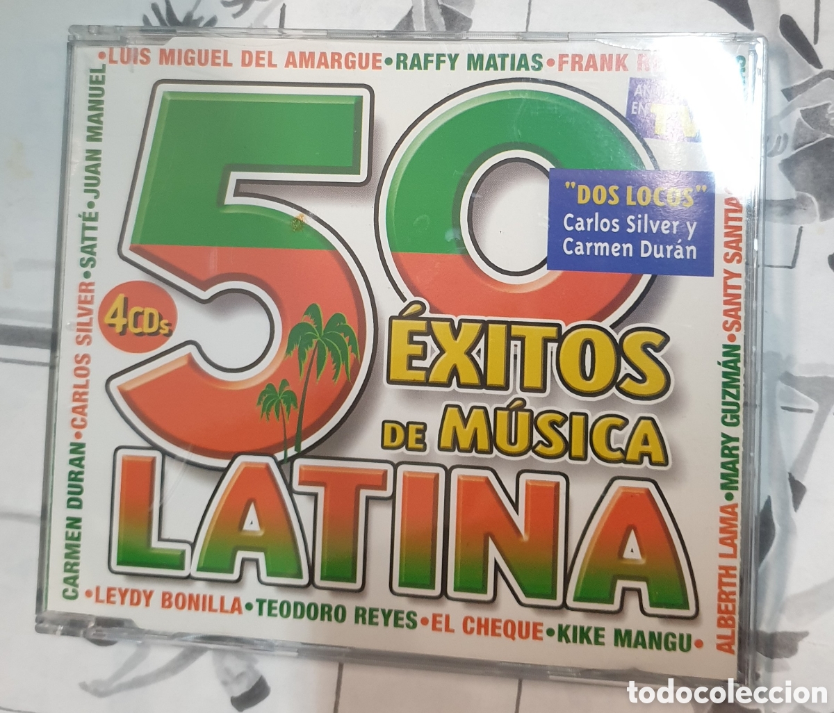 CDs de m&uacute;sica: 50 exitos de la musica latina. Cd single - Foto 1