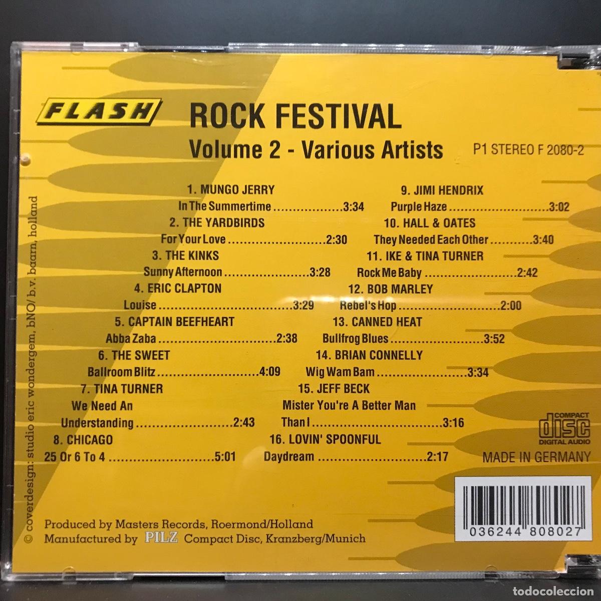CDs de m&uacute;sica: Various &ndash; Rock Festival ● Volume 2 ● [CD] CD, Compilation - Foto 3
