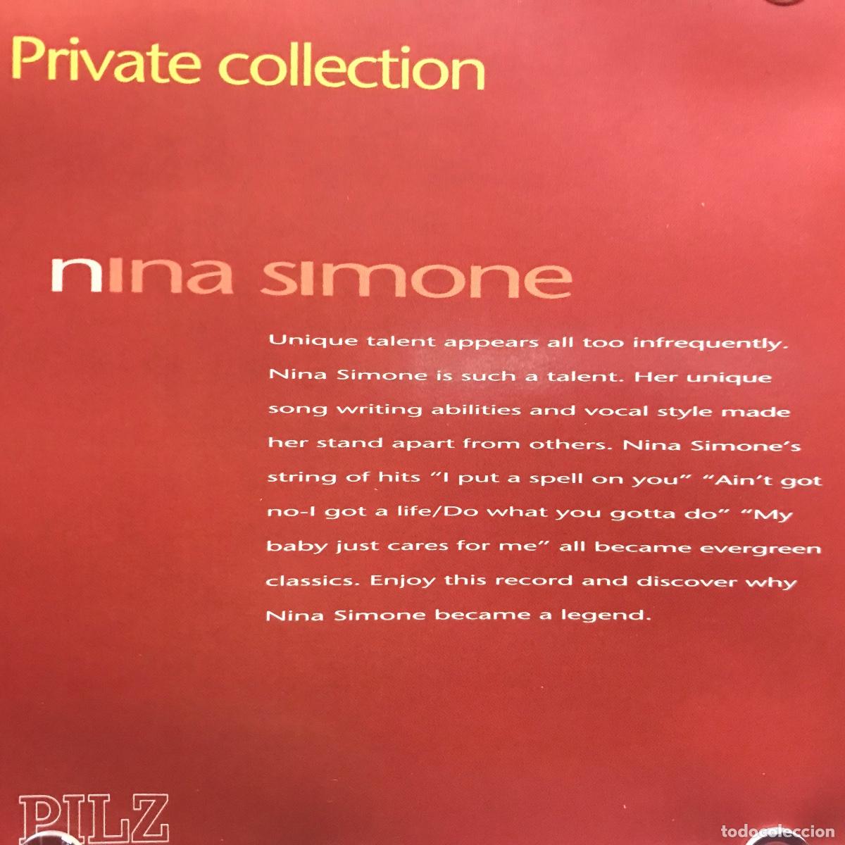 CDs de m&uacute;sica: Nina Simone ● Private Collection ● [CD] CD, Compilation - Foto 2