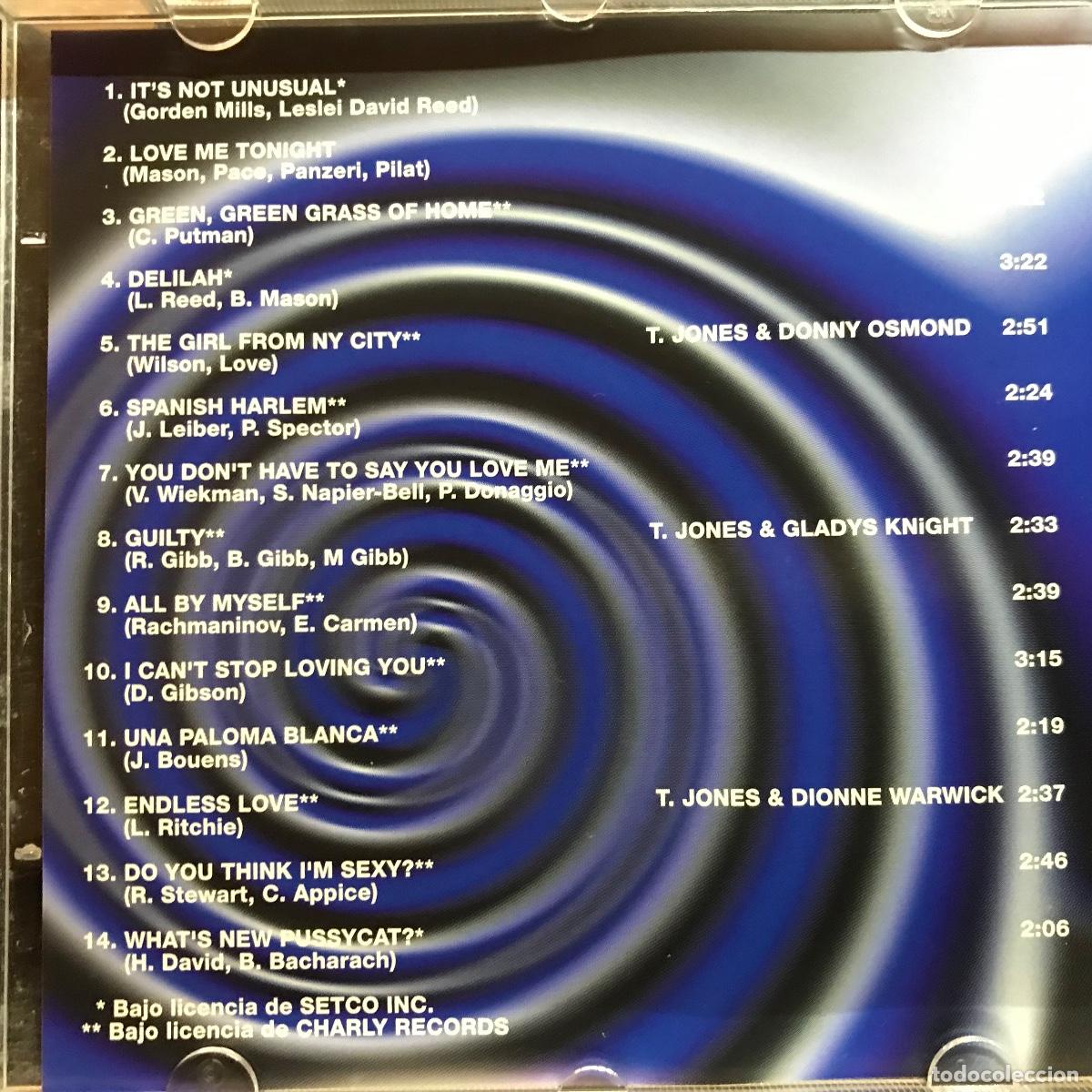 CDs de m&uacute;sica: Tom Jones ● Legendarios: Tom Jones ● [CD] CD, Compilation - Foto 2