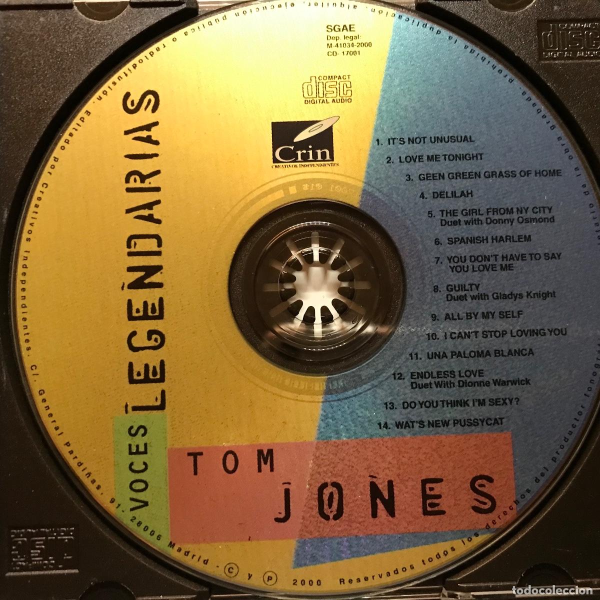 CDs de m&uacute;sica: Tom Jones ● Legendarios: Tom Jones ● [CD] CD, Compilation - Foto 3