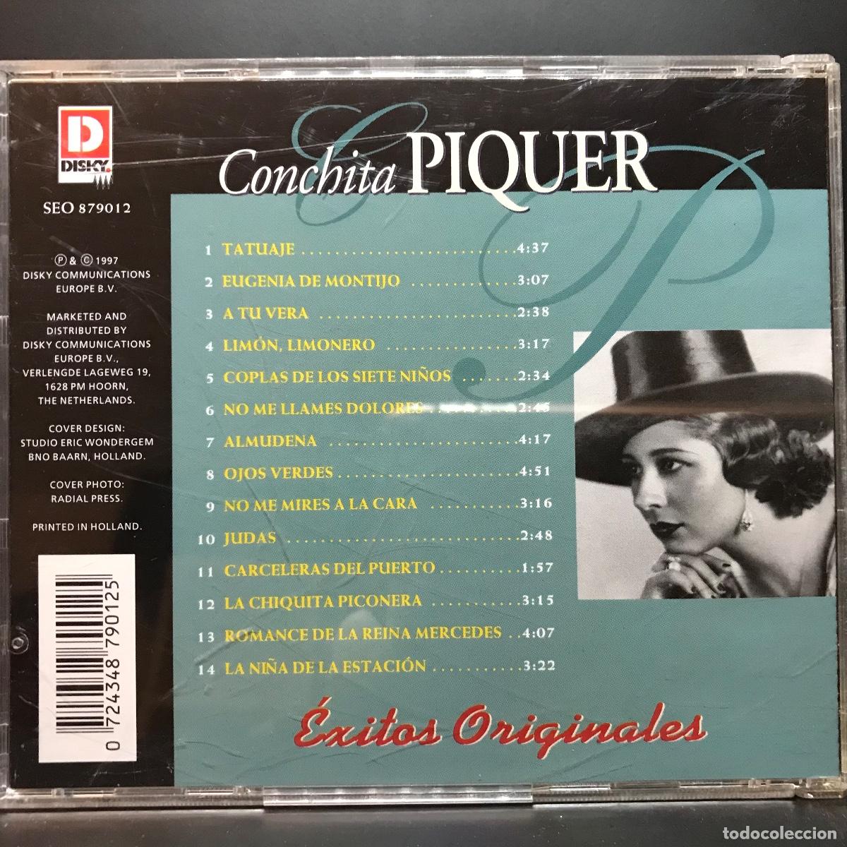 CDs de m&uacute;sica: Conchita Piquer ● &Eacute;xitos Originales ● [CD] CD, Compilation - Foto 3