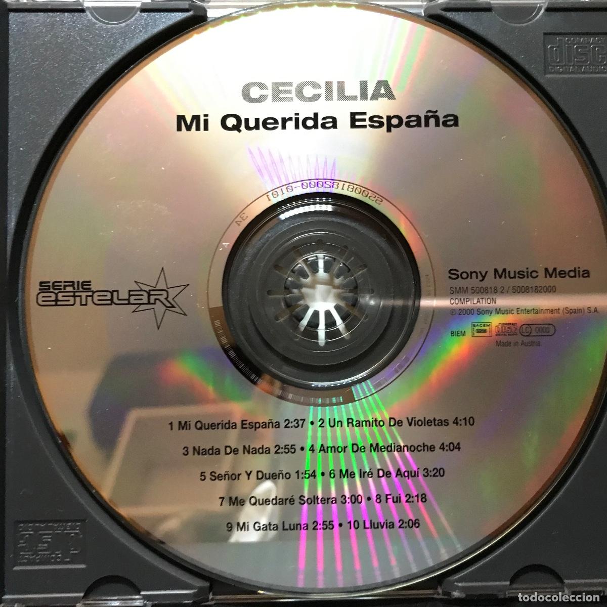 CDs de m&uacute;sica: Cecilia ● Mi Querida Espa&ntilde;a ● [CD] CD, Compilation - Foto 2