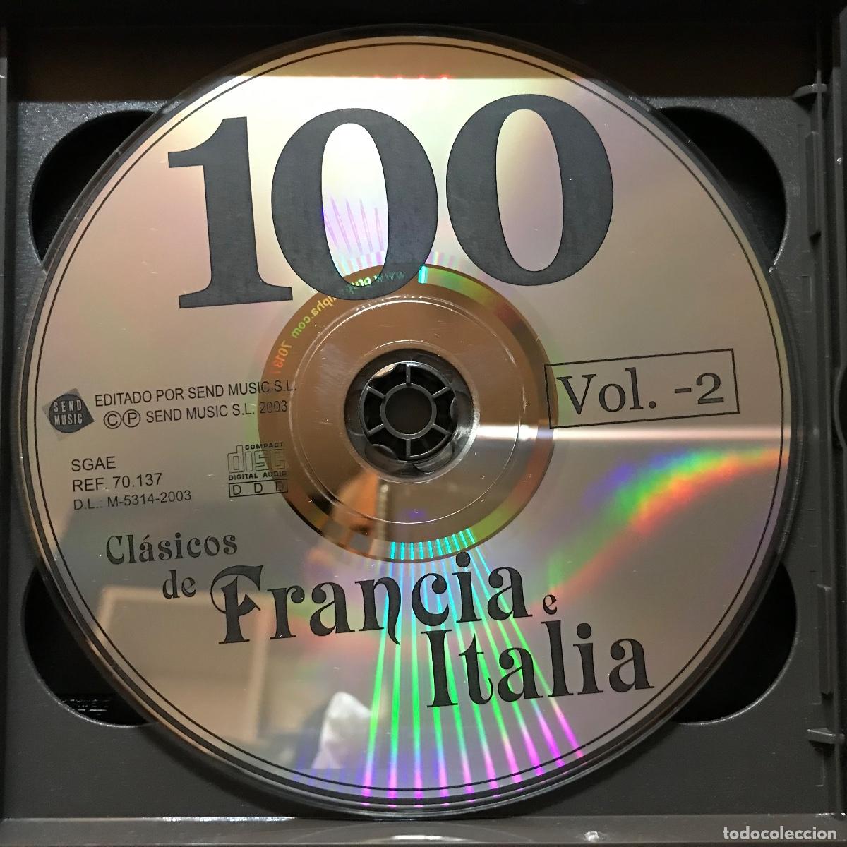 CDs de m&uacute;sica: Various ● 100 Cl&aacute;sicos De Francia E Italia ● [CD] 4 x CD, Compilation - Foto 6