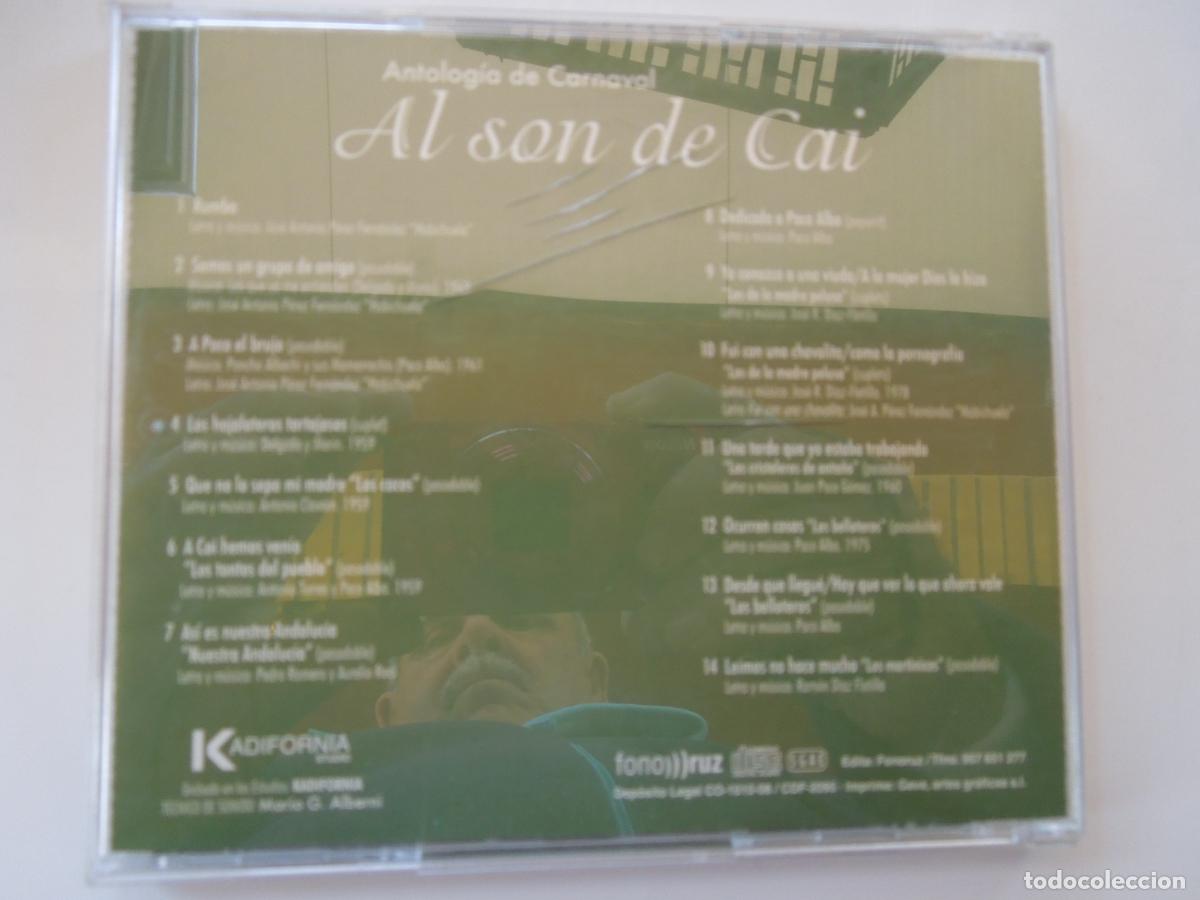 CDs de m&uacute;sica: AL SON DE CAI - ANTOLOGIA DE CARNAVAL - Foto 3
