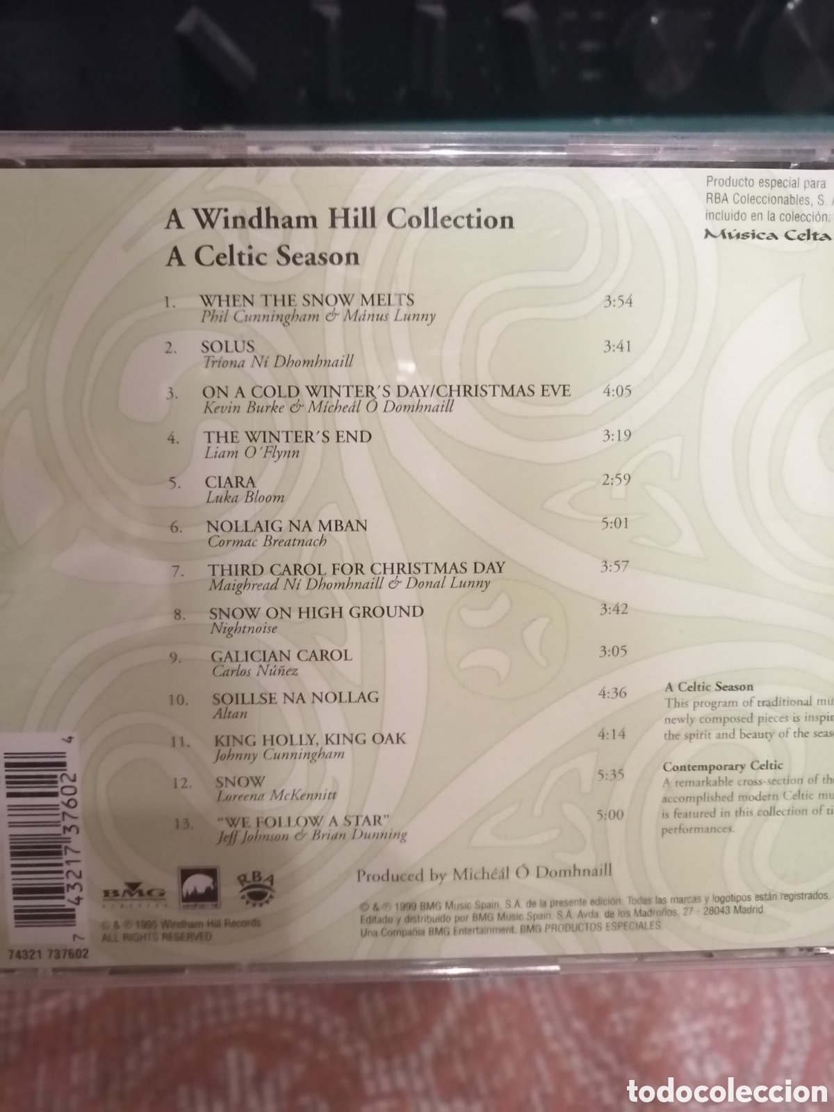 CDs de m&uacute;sica: A CELTIC SEASON - A Windham Hill Collection. - celta - Foto 2