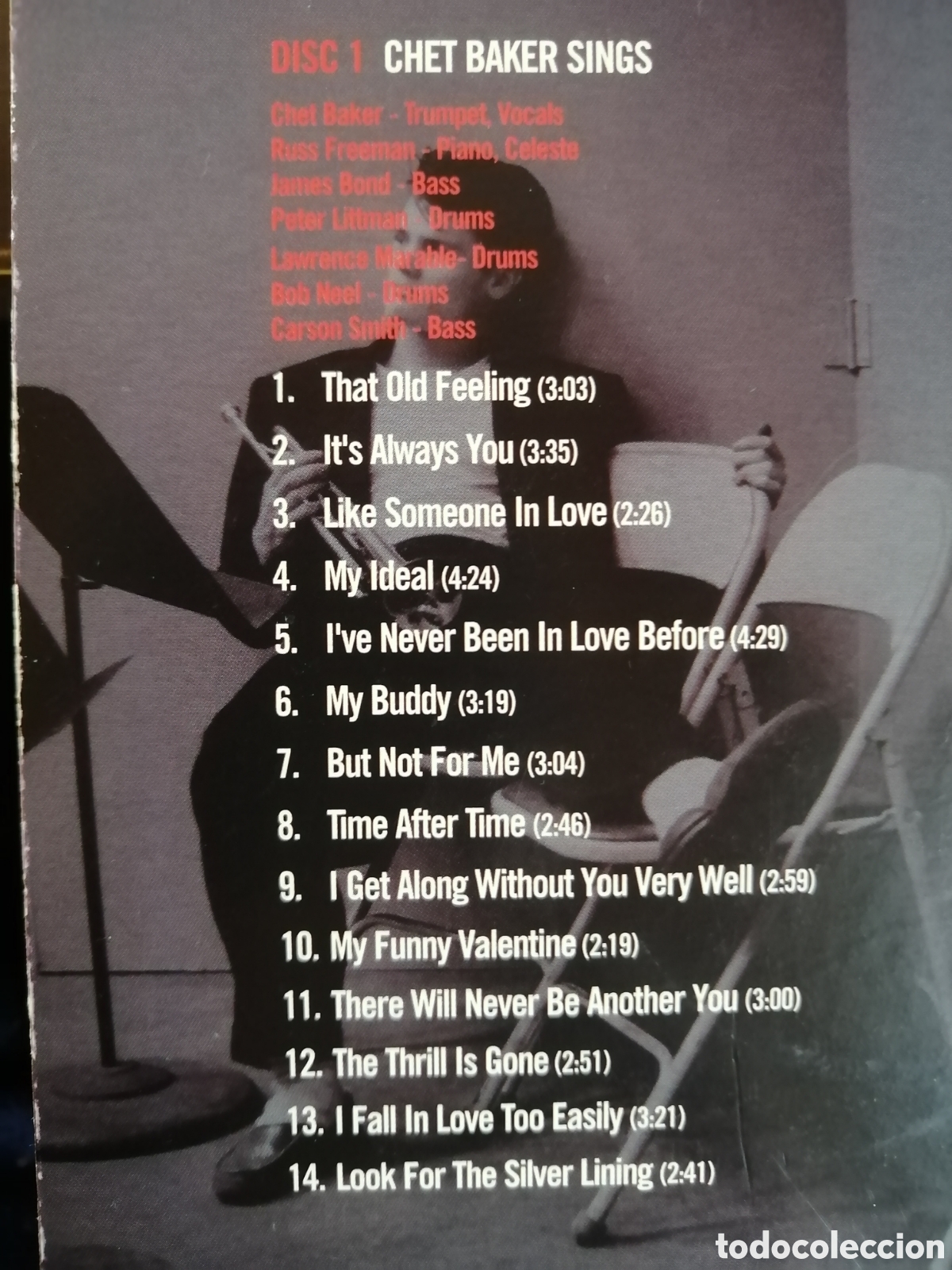 CDs de m&uacute;sica: Chet Baker - Sings - Foto 4