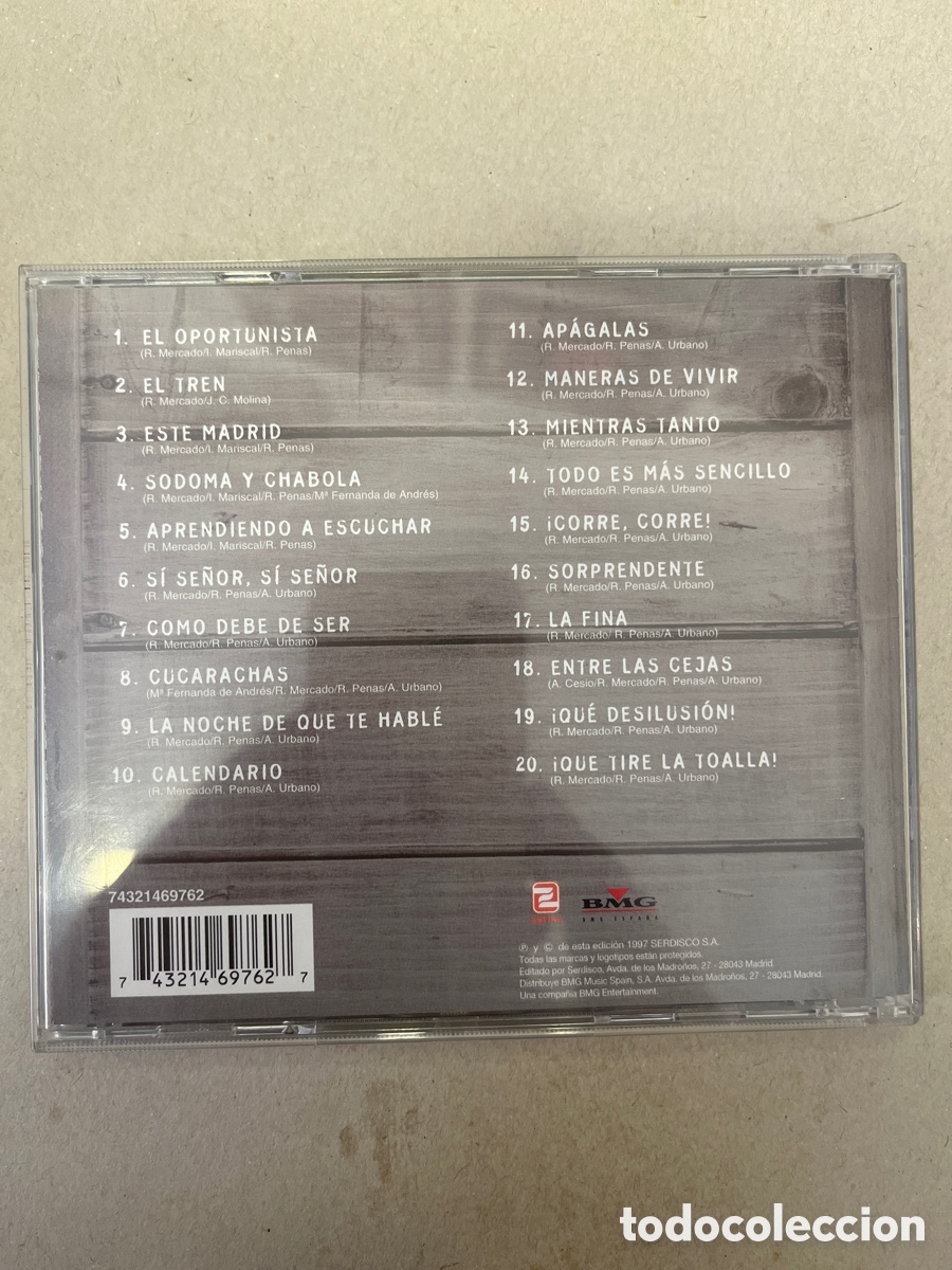 CDs de m&uacute;sica: Le&ntilde;o. Maneras de vivir. &Eacute;xitos. - Foto 2
