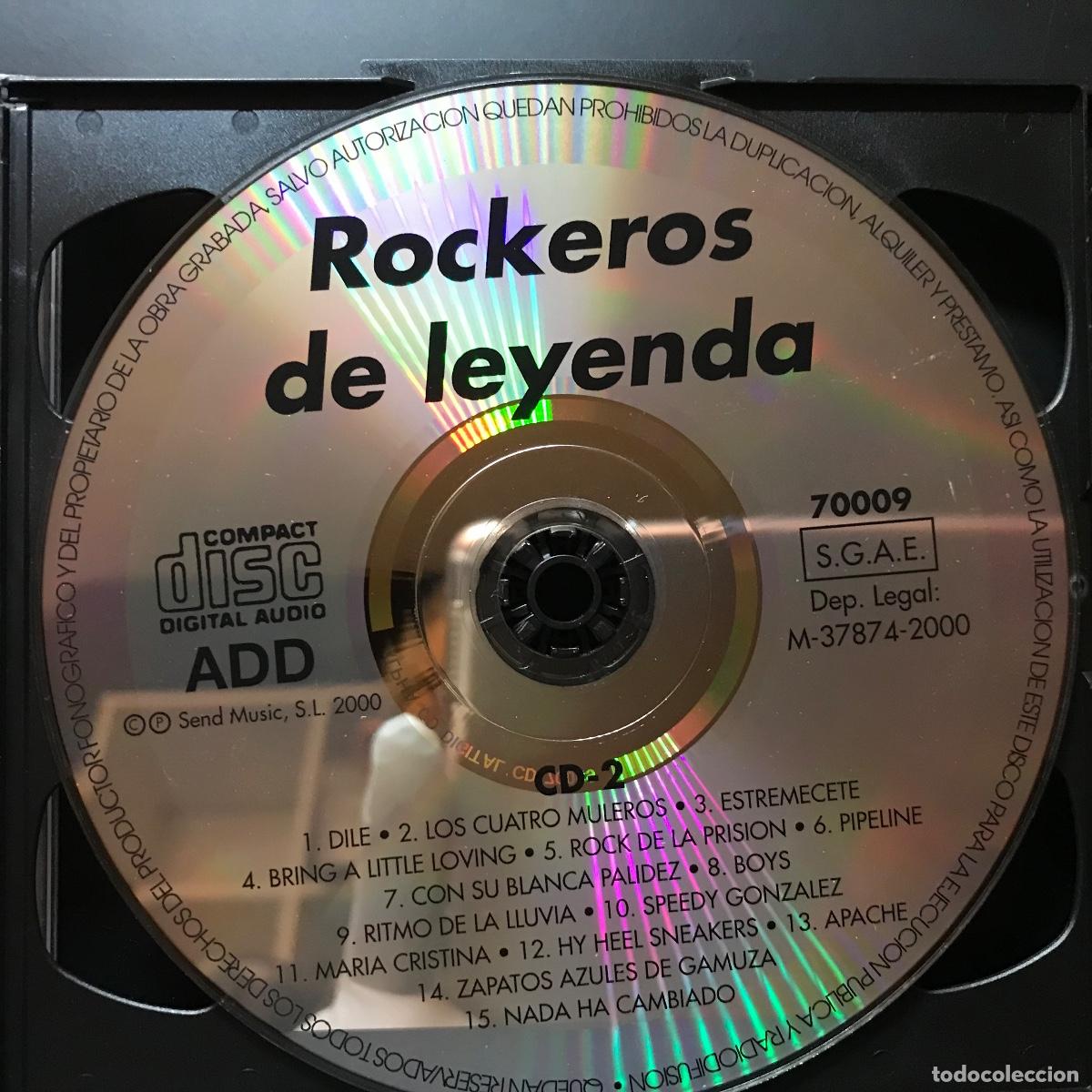 CDs de m&uacute;sica: Various ● Rockeros de Leyenda ● [2 x CD] Compilation - Foto 4