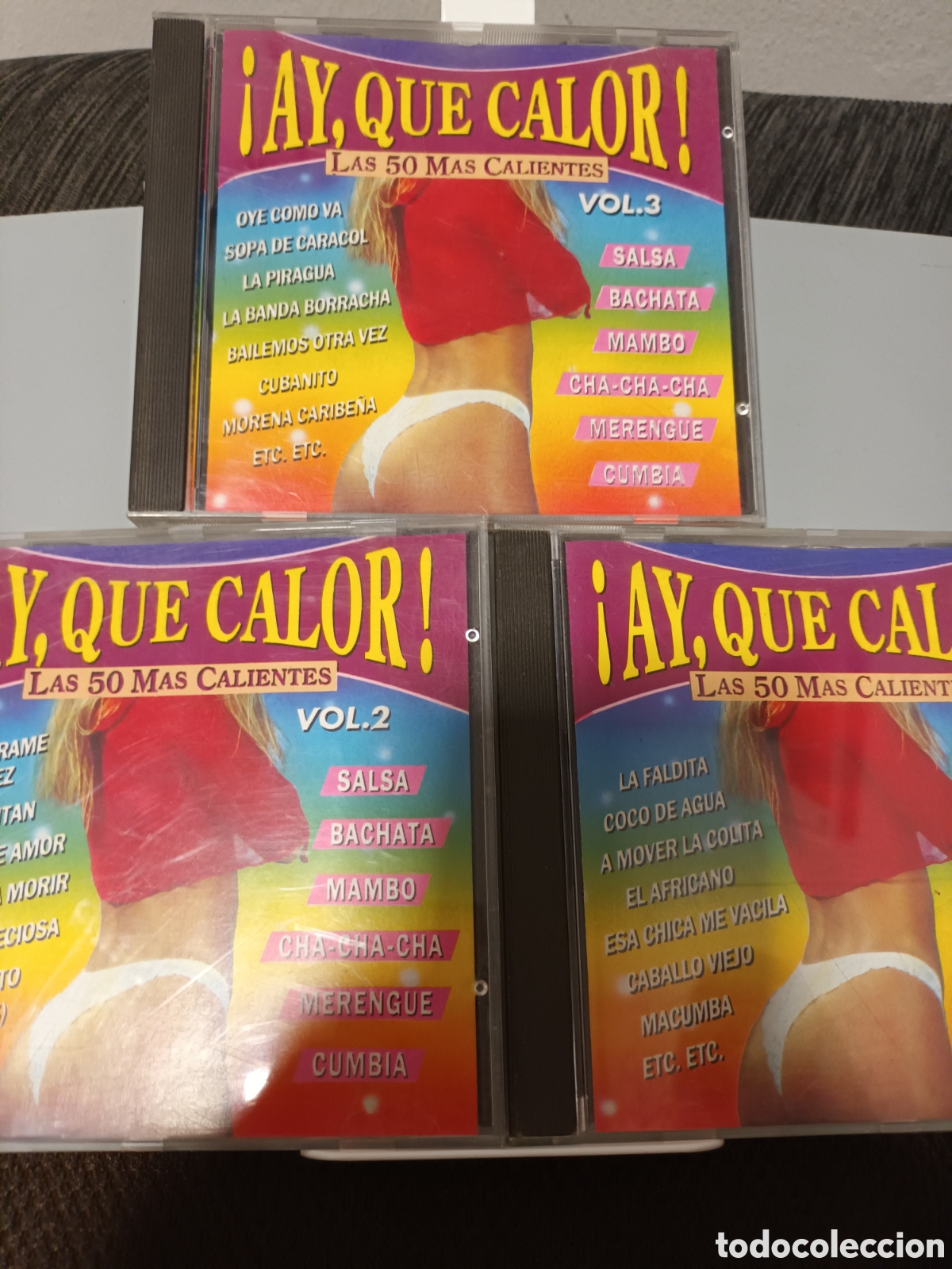 CDs de m&uacute;sica: Ay que calor 3cds - Foto 1
