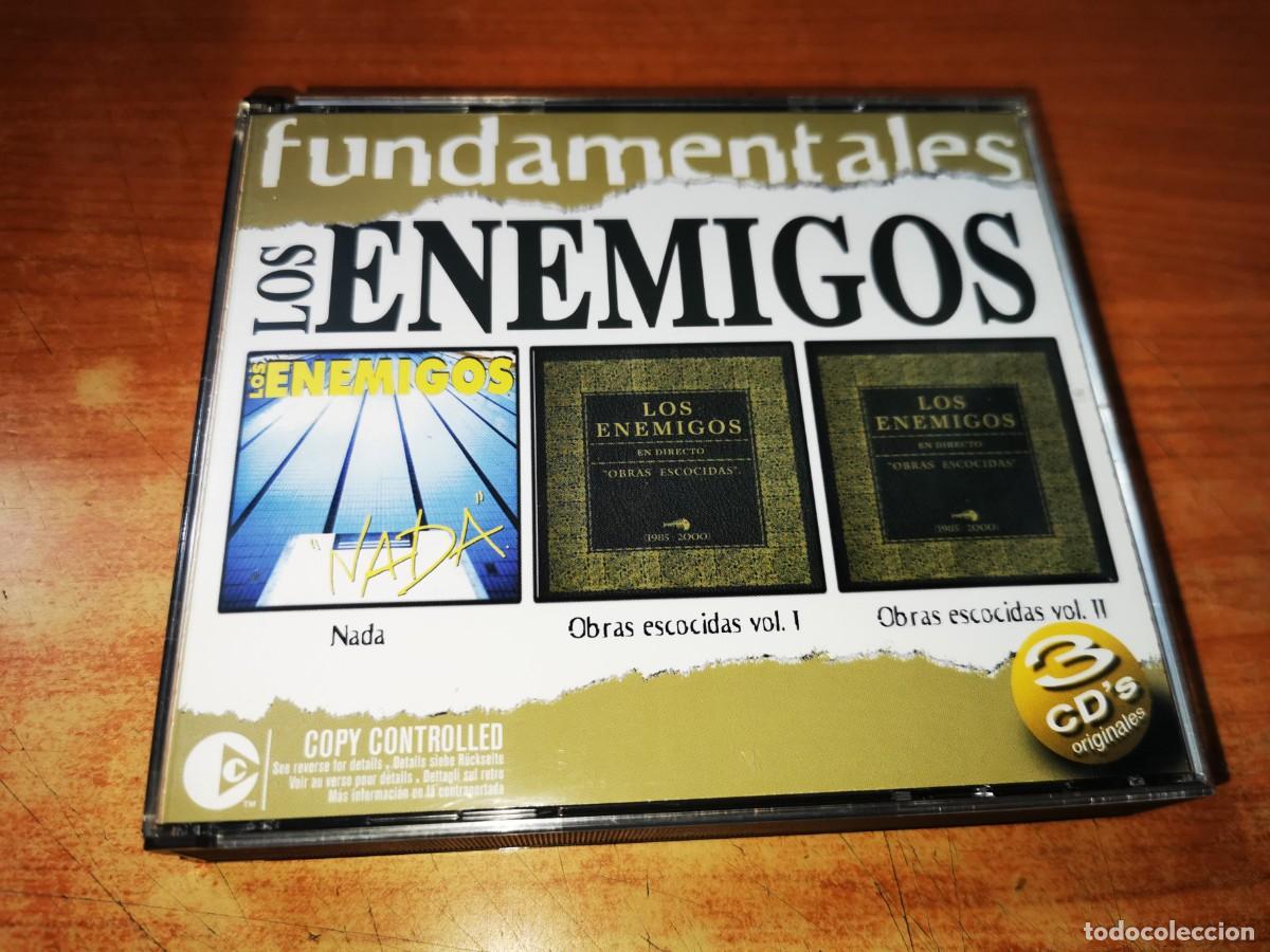 CD di Musica: LOS ENEMIGOS Nada / Obras escocidas vol I / Obras escocidas vol 2 FUNDAMENTALES - 3 CD 2004 49 TEMAS