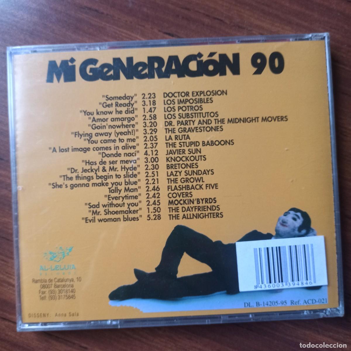 CDs de m&uacute;sica: CD Various &ndash; Mi Generaci&oacute;n 90 - Foto 2