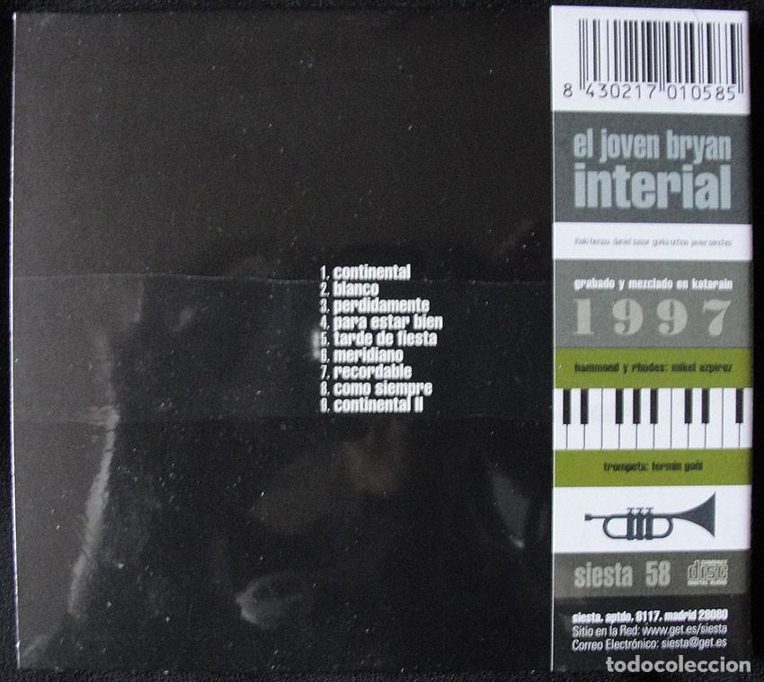 CDs de m&uacute;sica: EL JOVEN BRYAN - INTERIAL - CD DIGIPACK - NUEVO - PRECINTADO - - Foto 2