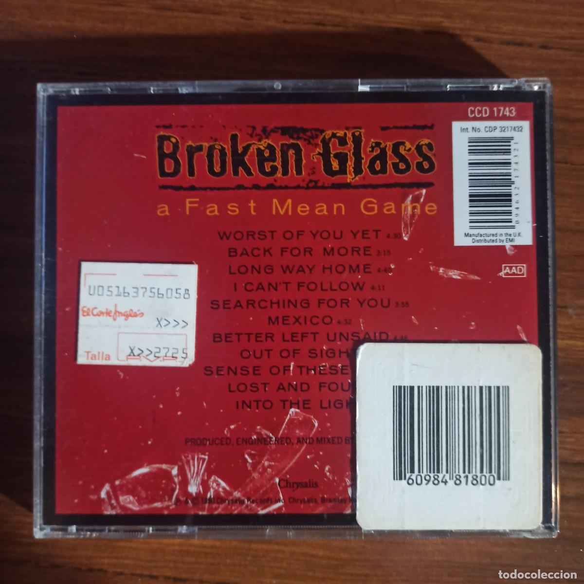 CDs de m&uacute;sica: CD Broken Glass &ndash; A Fast Mean Game - Foto 2