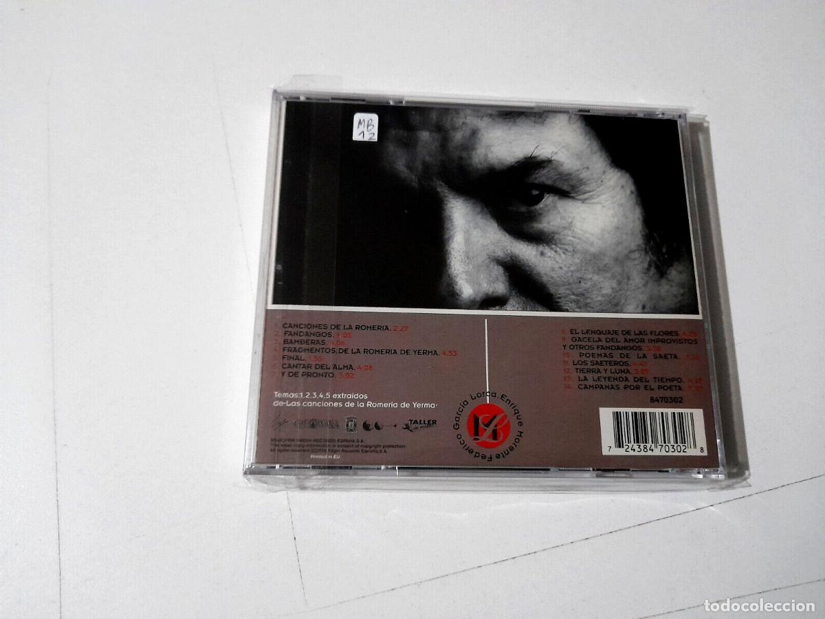 CDs de m&uacute;sica: ENRIQUE MORENTE &rdquo;LORCA&rdquo; CD 14 TRACKS - Foto 2