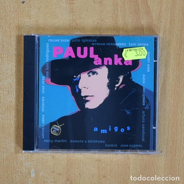 CDs de m&uacute;sica: PAUL ANKA - AMIGOS - CD - Foto 1