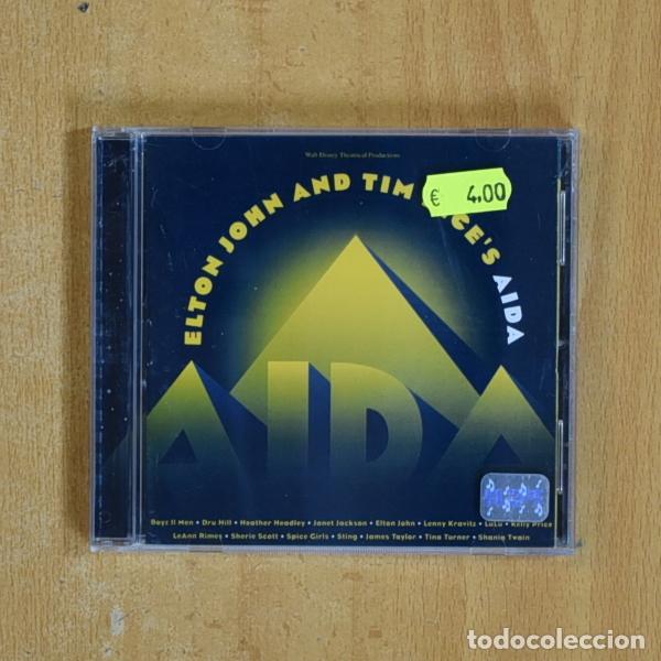 CDs de m&uacute;sica: ELTON JOHN AND TIM RICE - AIDA - CD - Foto 1
