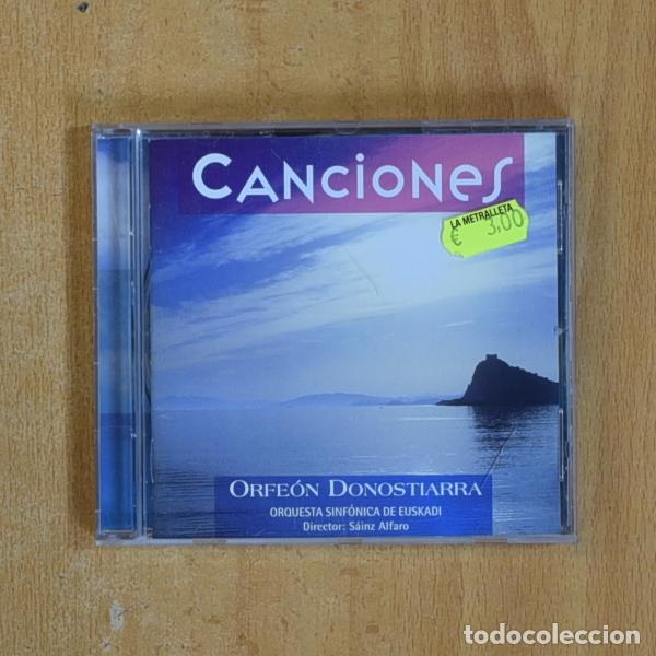 CDs de m&uacute;sica: ORFEON DONOSTIERRA - CANCIONES - CD - Foto 1
