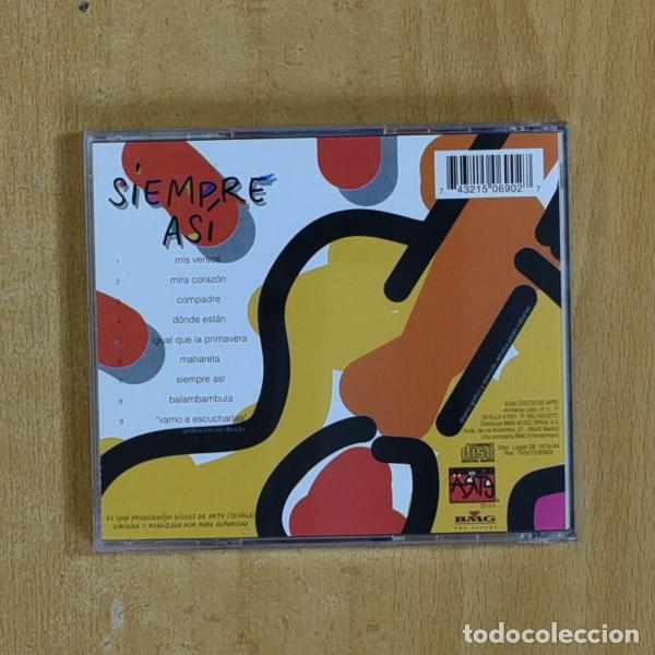 CDs de m&uacute;sica: SIEMPRE ASI - MAHARETA - CD - Foto 2