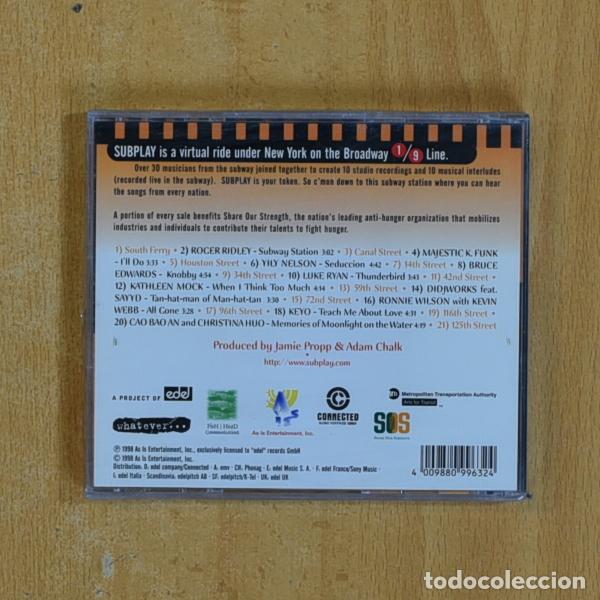 CDs de m&uacute;sica: VARIOS - SUBPLAY - CD - Foto 2