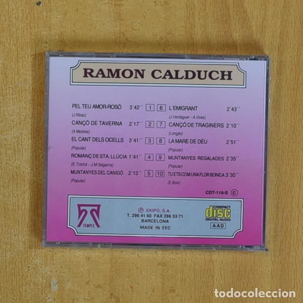 CDs de m&uacute;sica: RAMON CALDUCH - PEL TEU AMOR / ROSO - CD - Foto 2