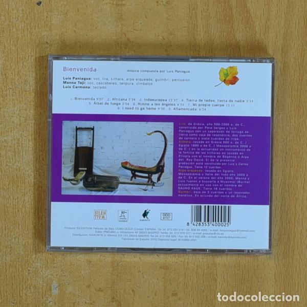 CDs de m&uacute;sica: LUIS PANIAGUA - BIENVENIDA - CD - Foto 2