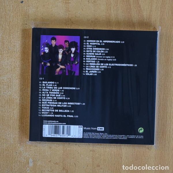 CDs de m&uacute;sica: ALASKA Y LOS PEGAMOIDES - GRANDES EXITOS - DIGIPACK 2 CD - Foto 2