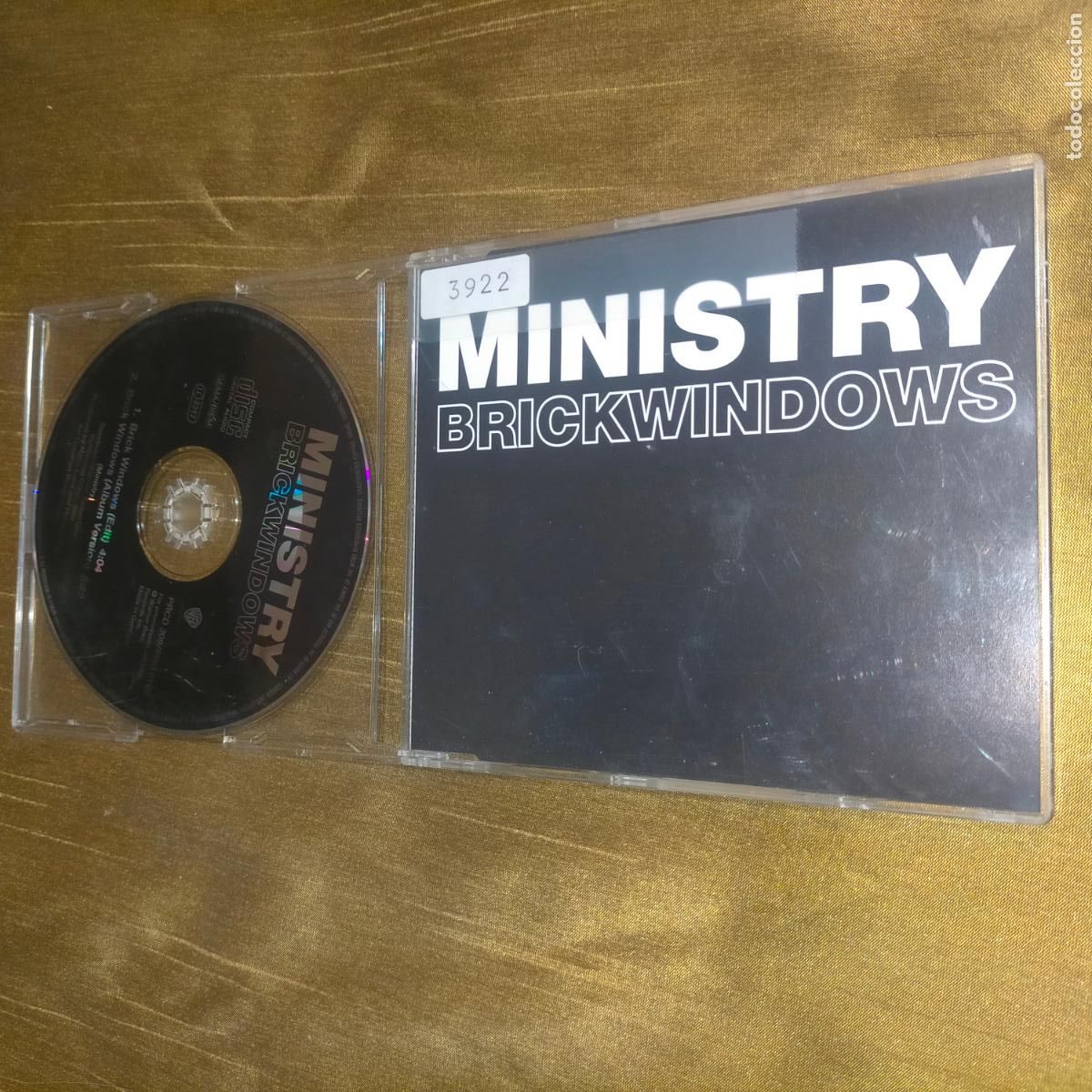 CDs de m&uacute;sica: PROMO CD - CD SINGLE MINISTRY BRICKWINDOWS 2 TEMAS - Foto 1