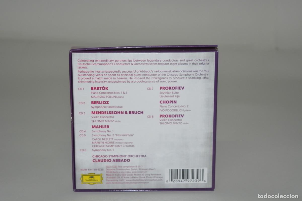 CDs de m&uacute;sica: ABBADO. CHICAGO SYMPHONY ORCHESTRA. CAJA 8 CDS. - Foto 2