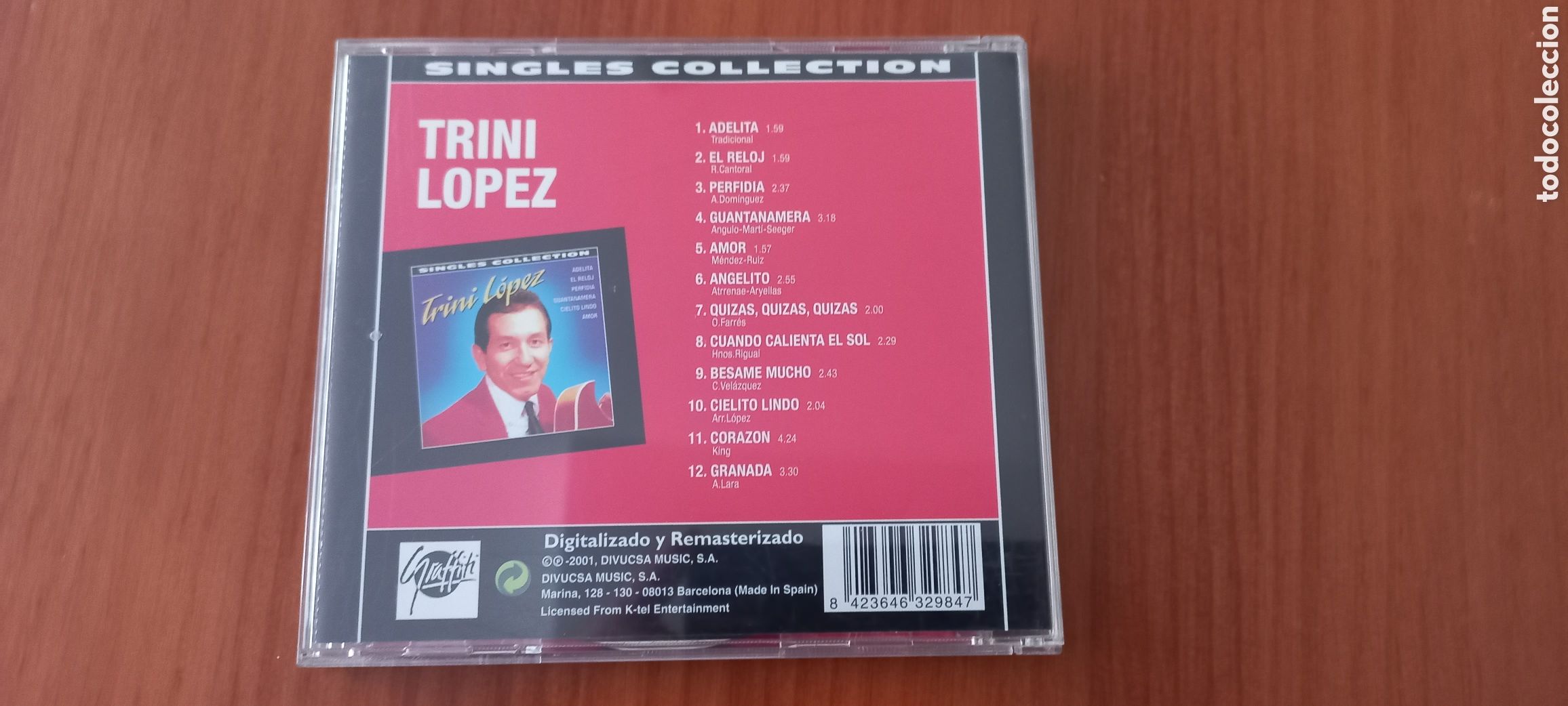 CDs de m&uacute;sica: Trini L&oacute;pez CD Singles Collection 32-984 - Foto 2