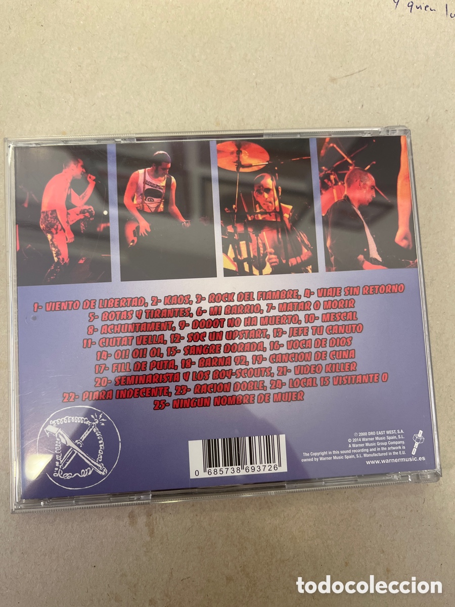 CDs de m&uacute;sica: Decibelios. Boina! Grandes &eacute;xitos. - Foto 2