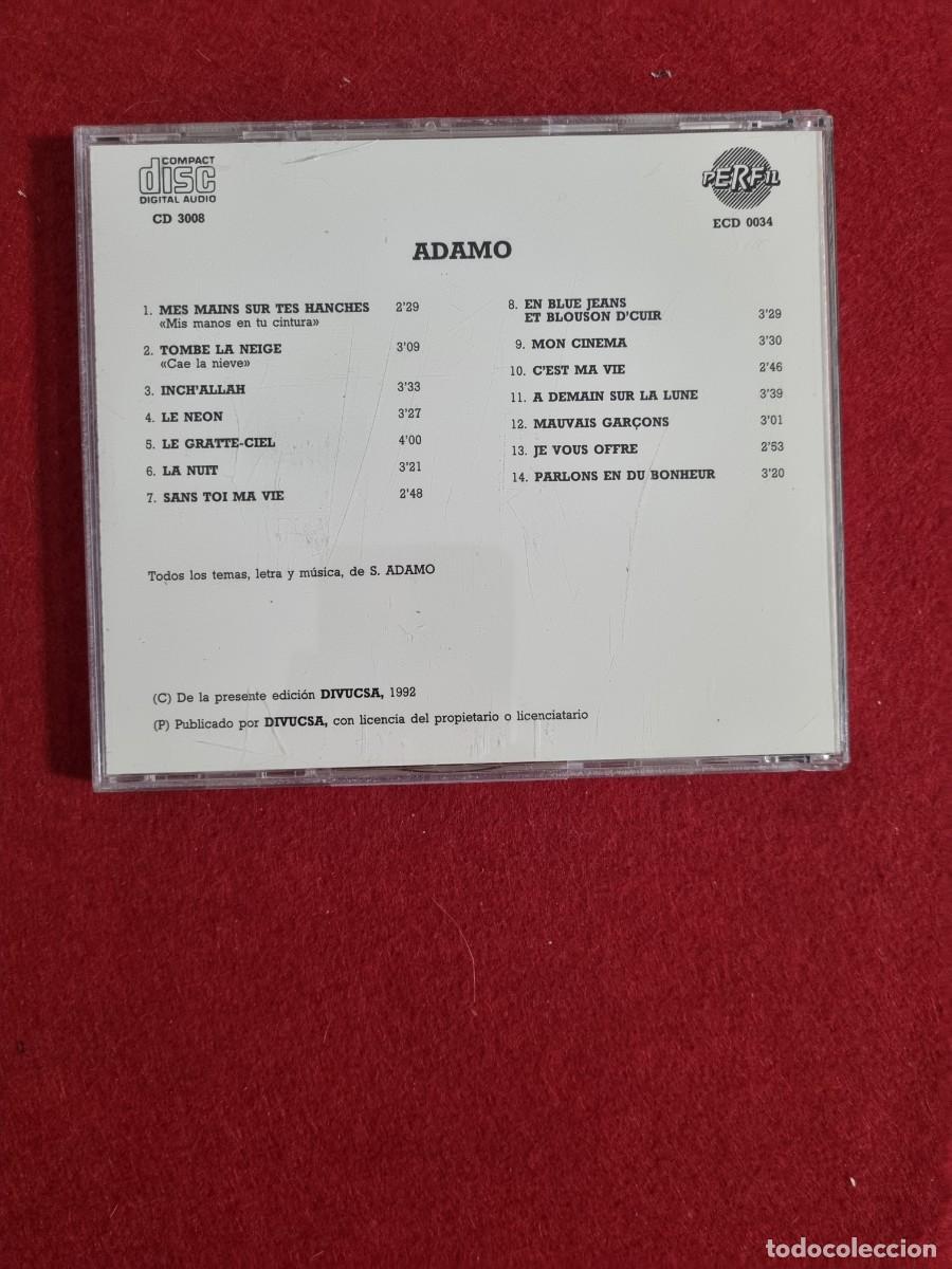 CDs de m&uacute;sica: (RC1) - CD. M&uacute;sica - ADAMO - REF. 3008 - Foto 2