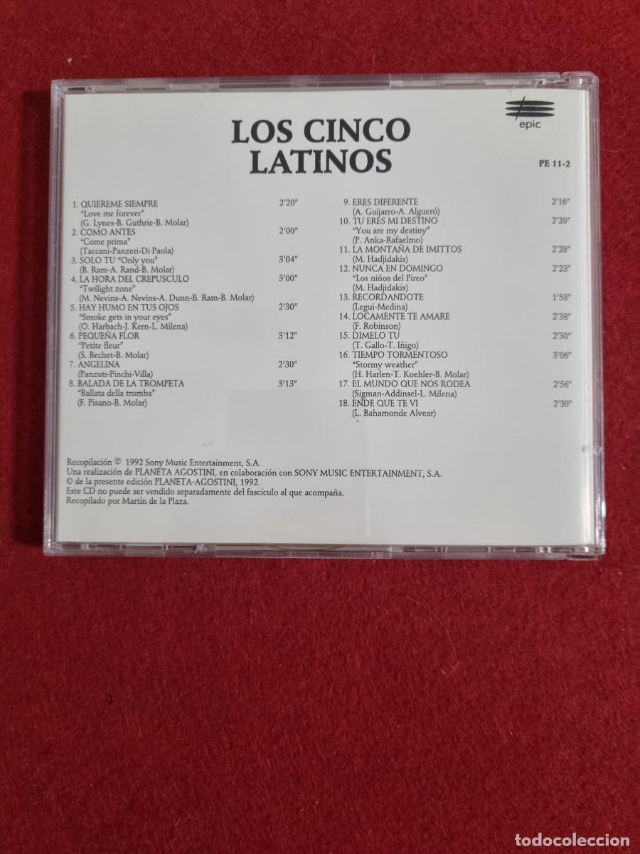 CDs de m&uacute;sica: (RC1) - CD. M&uacute;sica - LOS CINCO LATINOS - REF. 112 - Foto 2