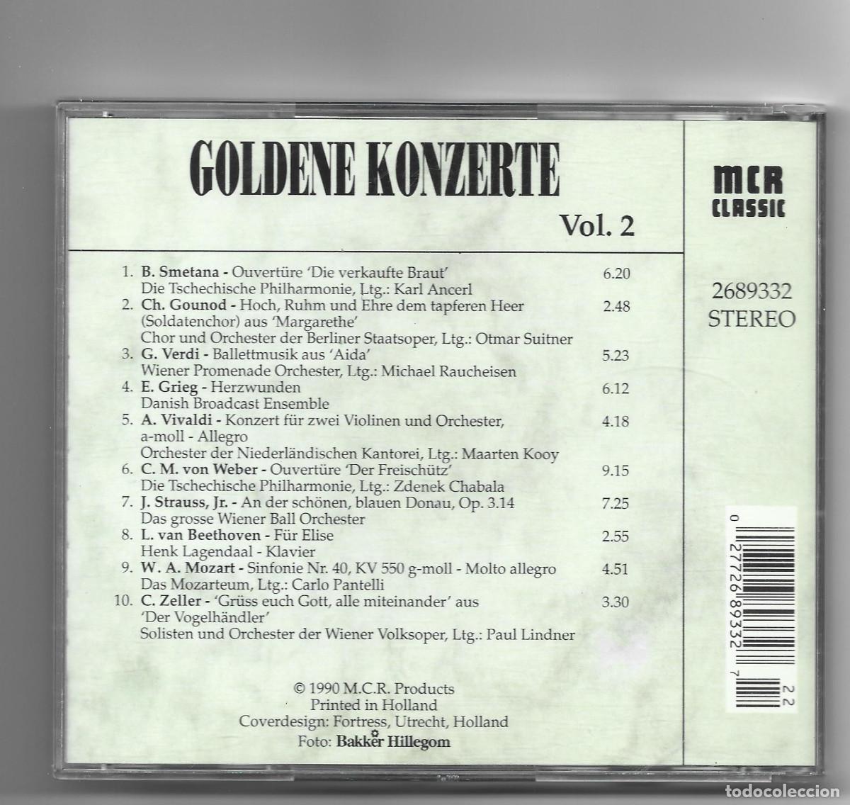 CDs de m&uacute;sica: GONDENE KONZERTE-VOL.2 - Foto 2