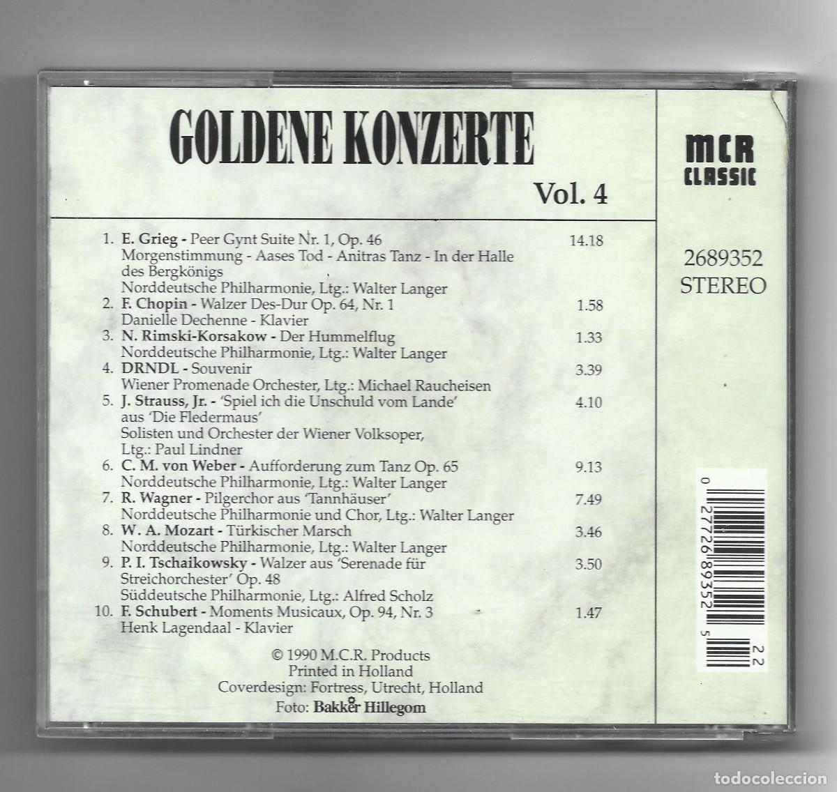 CDs de m&uacute;sica: GONDENE KONZERTE-VOL.4 - Foto 2