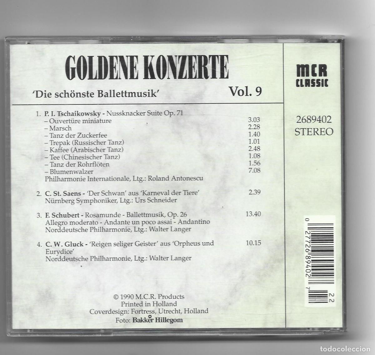 CDs de m&uacute;sica: GONDENE KONZERTE-VOL.9 - Foto 2