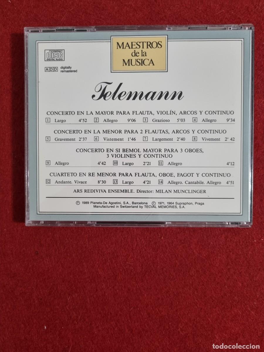 CDs de m&uacute;sica: (RC1) - CD. M&uacute;sica - TELEMANN - REF. 6 - Foto 2