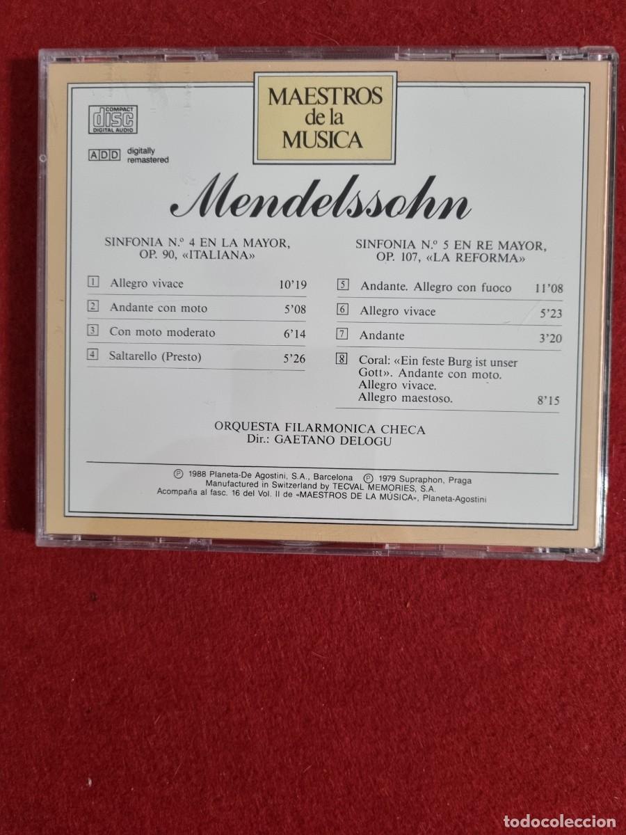 CDs de m&uacute;sica: (RC1) - CD. M&uacute;sica - MENDELSSOHN - REF. 16 - Foto 2
