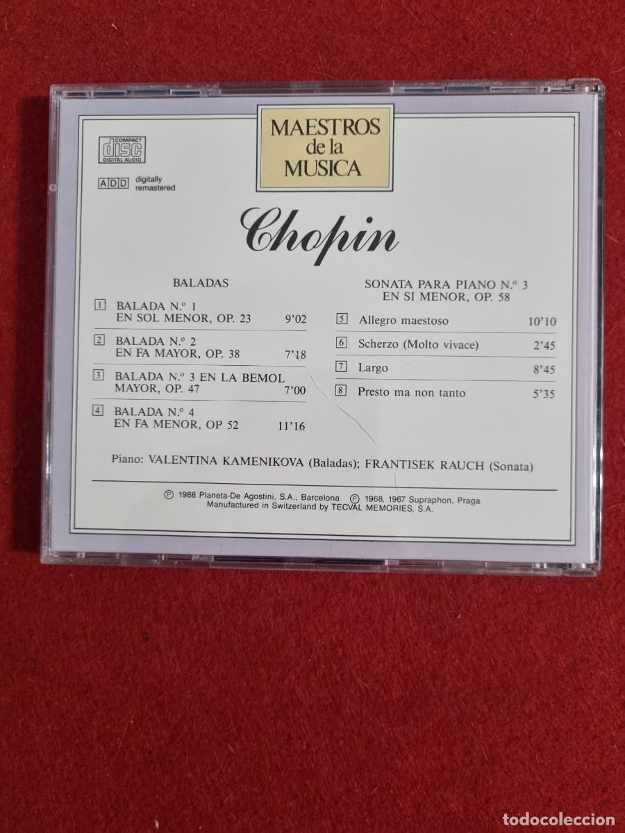 CDs de m&uacute;sica: (RC1) - CD. M&uacute;sica - CHOPIN - REF. 18 - Foto 2