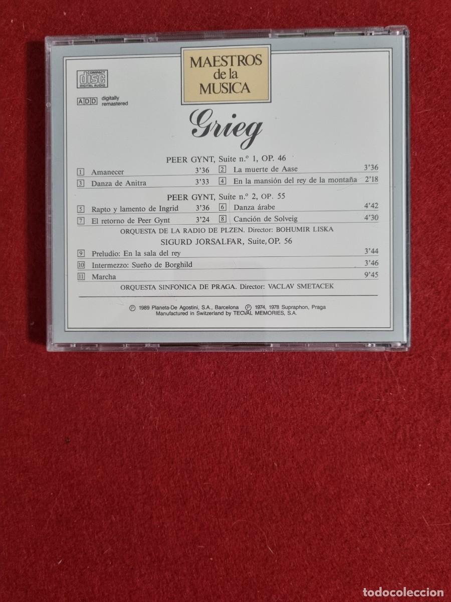 CDs de m&uacute;sica: (RC1) - CD. M&uacute;sica - GRIEG - REF. 10 - Foto 2