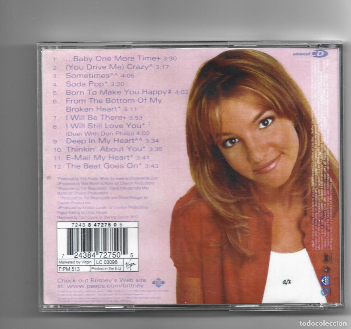 CDs de m&uacute;sica: BRITNEY SPEARS-BABY ONE MORE TIME - Foto 2
