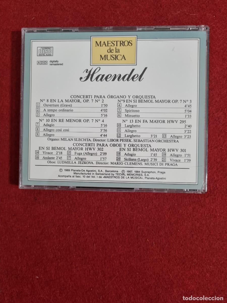 CDs de m&uacute;sica: (RC1) - CD. M&uacute;sica - HAENDEL - REF. 10 - Foto 2