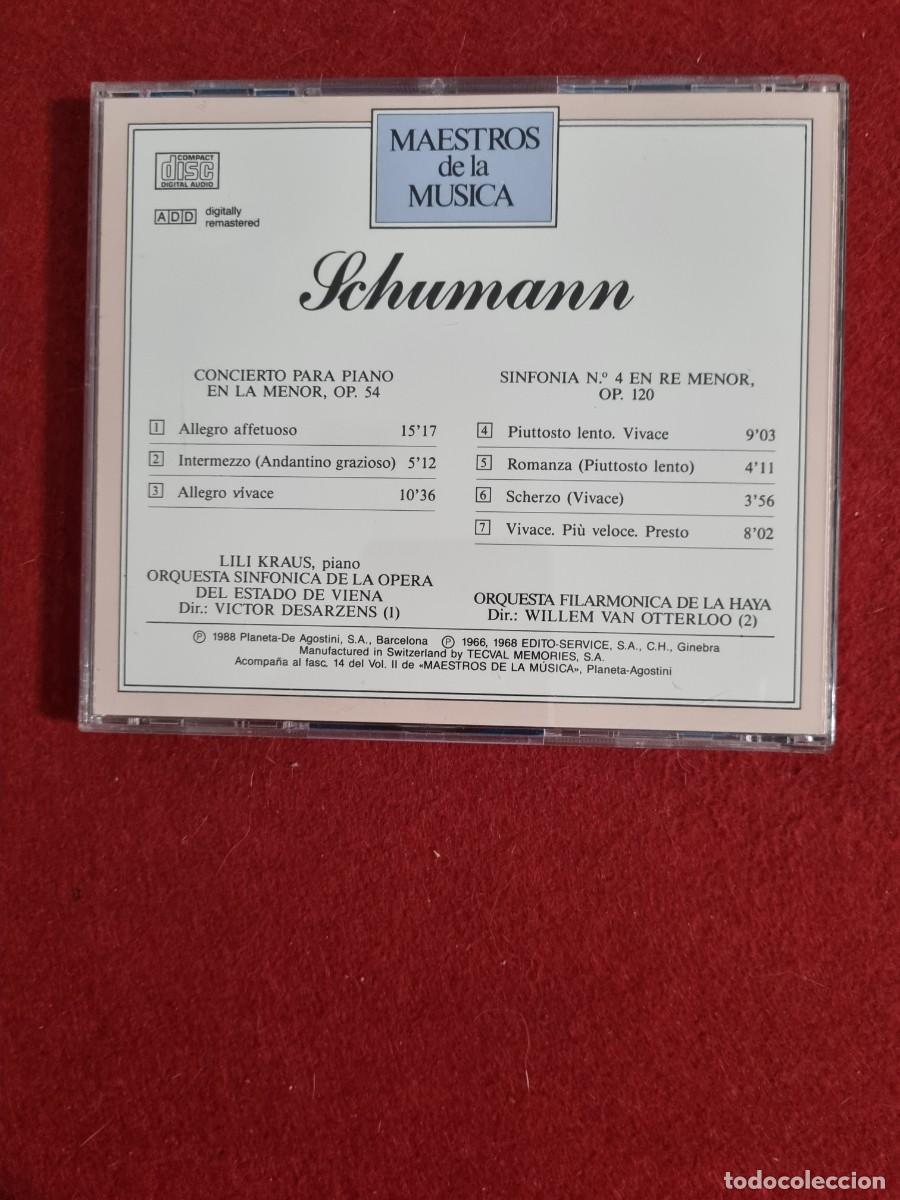 CDs de m&uacute;sica: (RC1) - CD. M&uacute;sica - SCHUMANN - REF. 14 - Foto 2